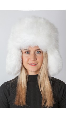 Colbacco in volpe bianca artica – stile russo